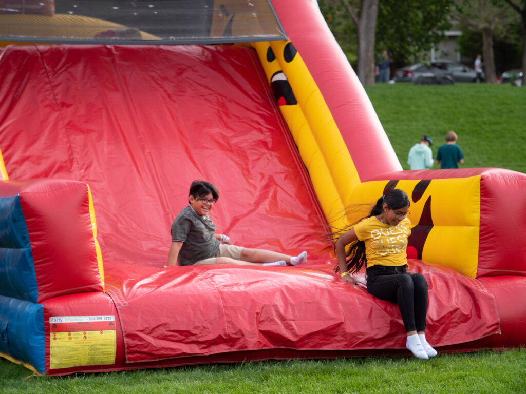 Kids enjoy community event. Things to do in Utah.