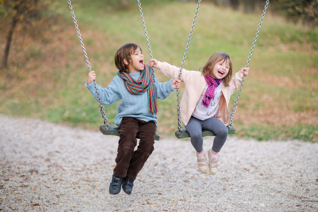 Kids enjoy outdoor space during community event. Things to do in Utah.