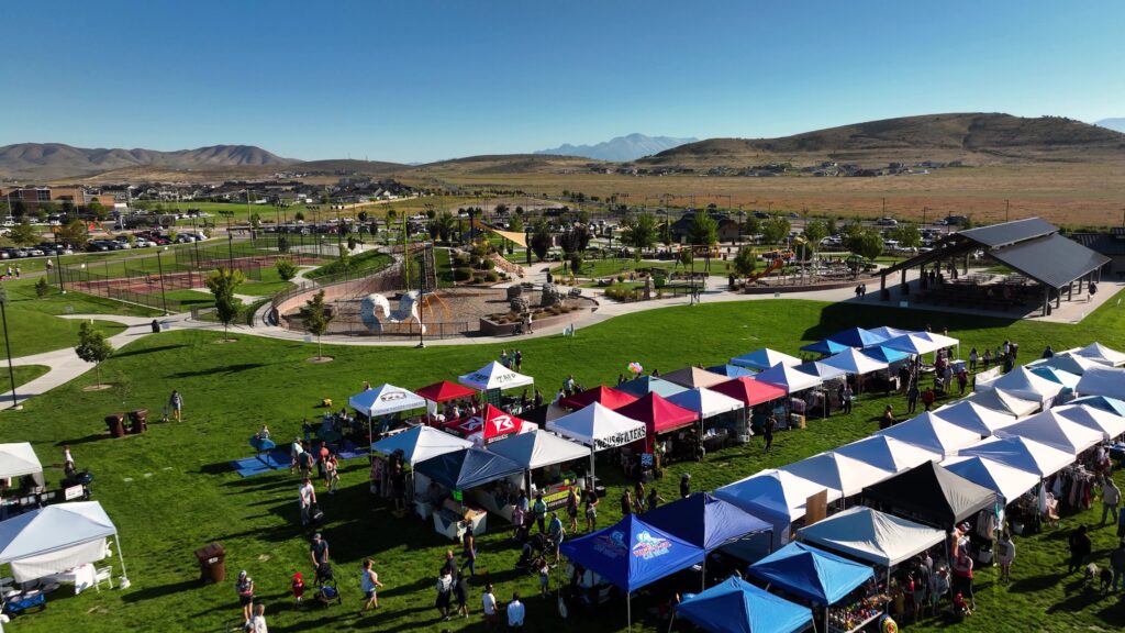 Aerial-View-Shopfest-Eagle-Mountain