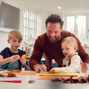 Father-Kids-Craft