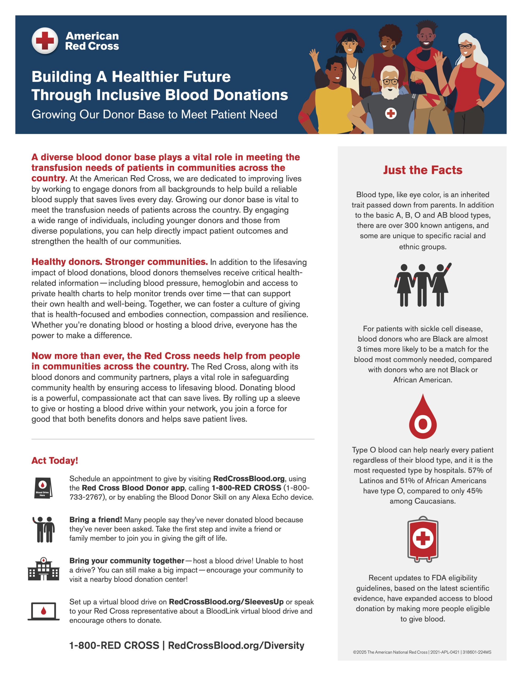 Building A Healthier Future
Through Inclusive Blood Donations
Growing Our Donor Base to Meet Patient Need