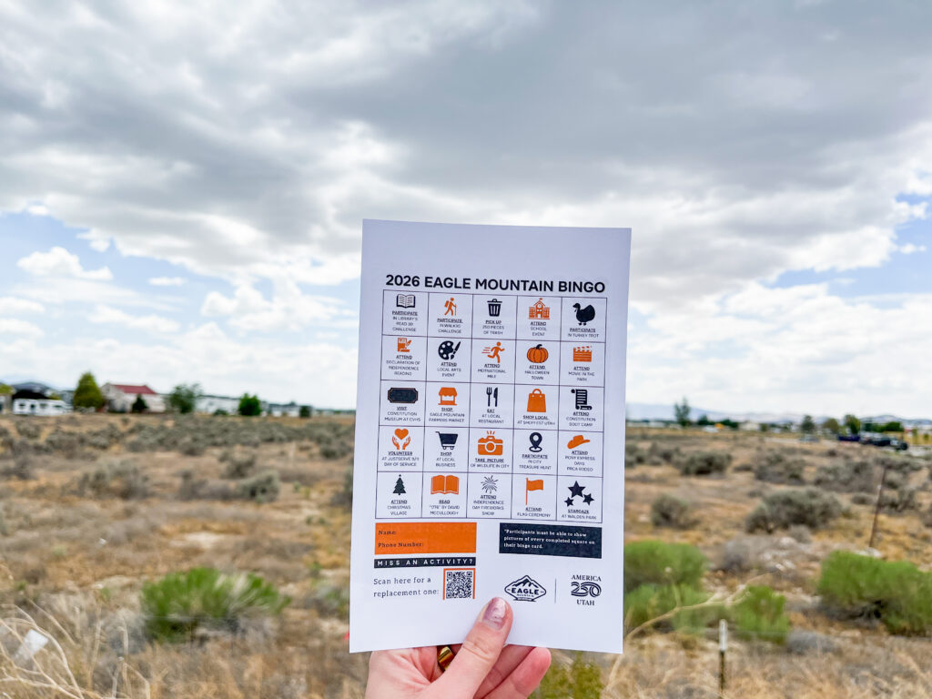 Eagle Mountain City Bingo Card 2026