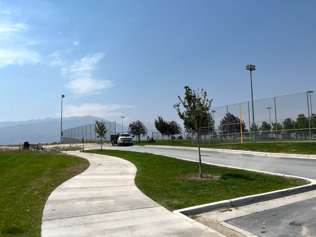 Cory B. Wride Memorial Park Parking Lot Construction Utah