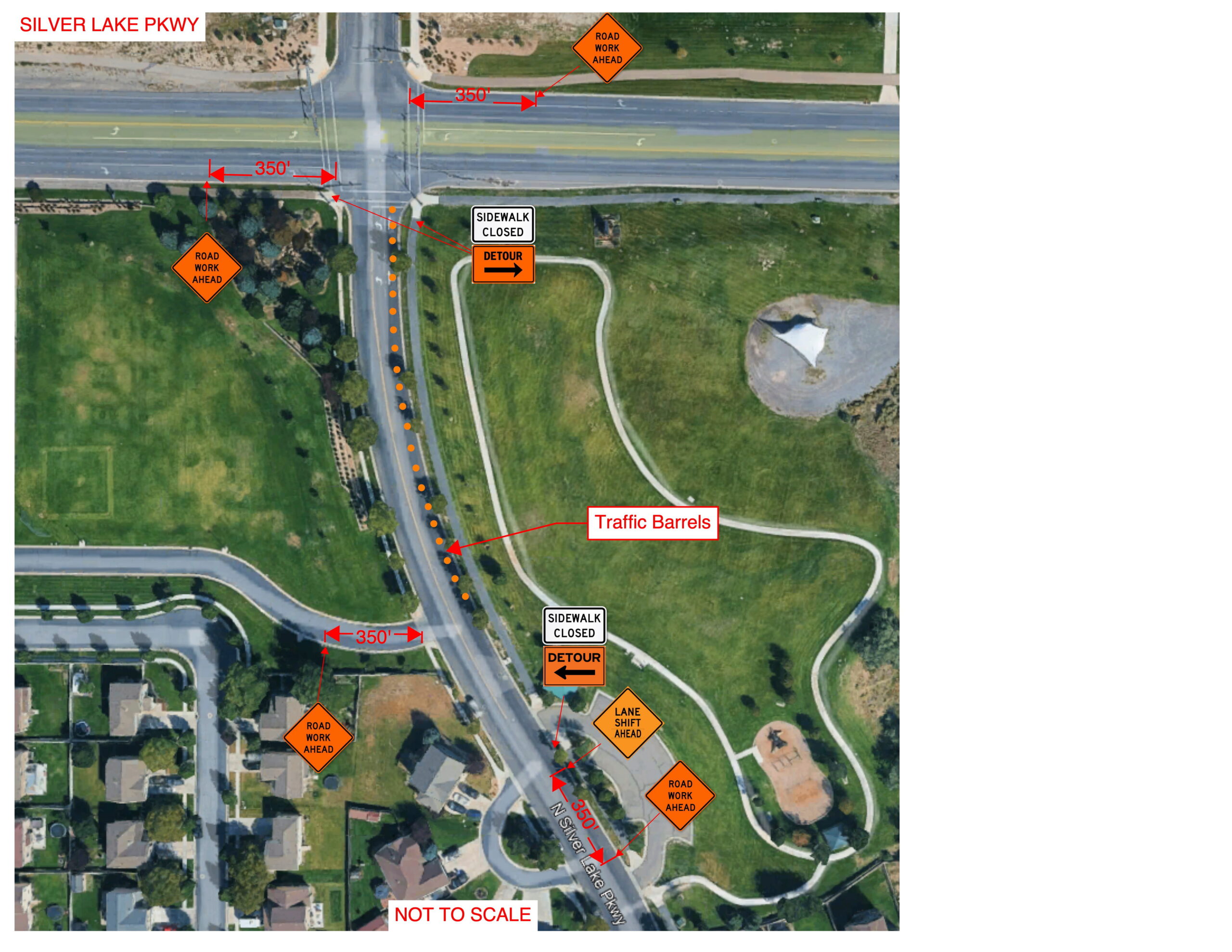 Silverlake Traffic Update Construction Eagle Mountain City