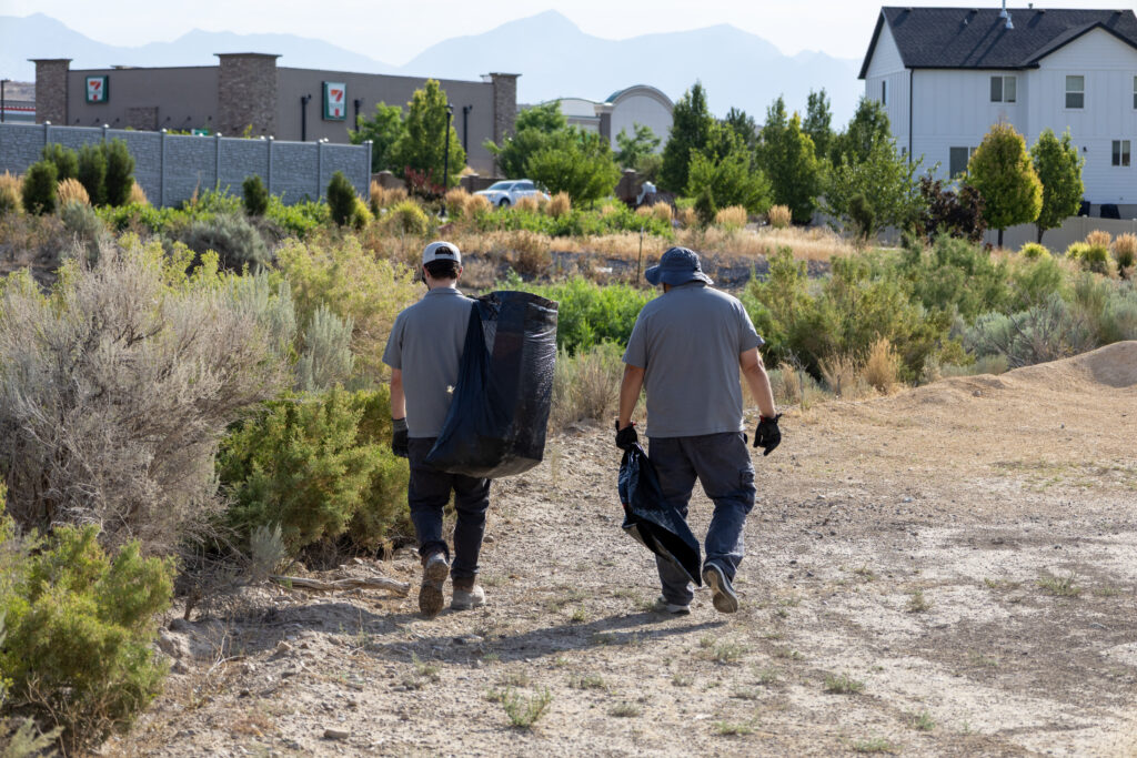 Eagle Mountain community members volunteering during Days of Service