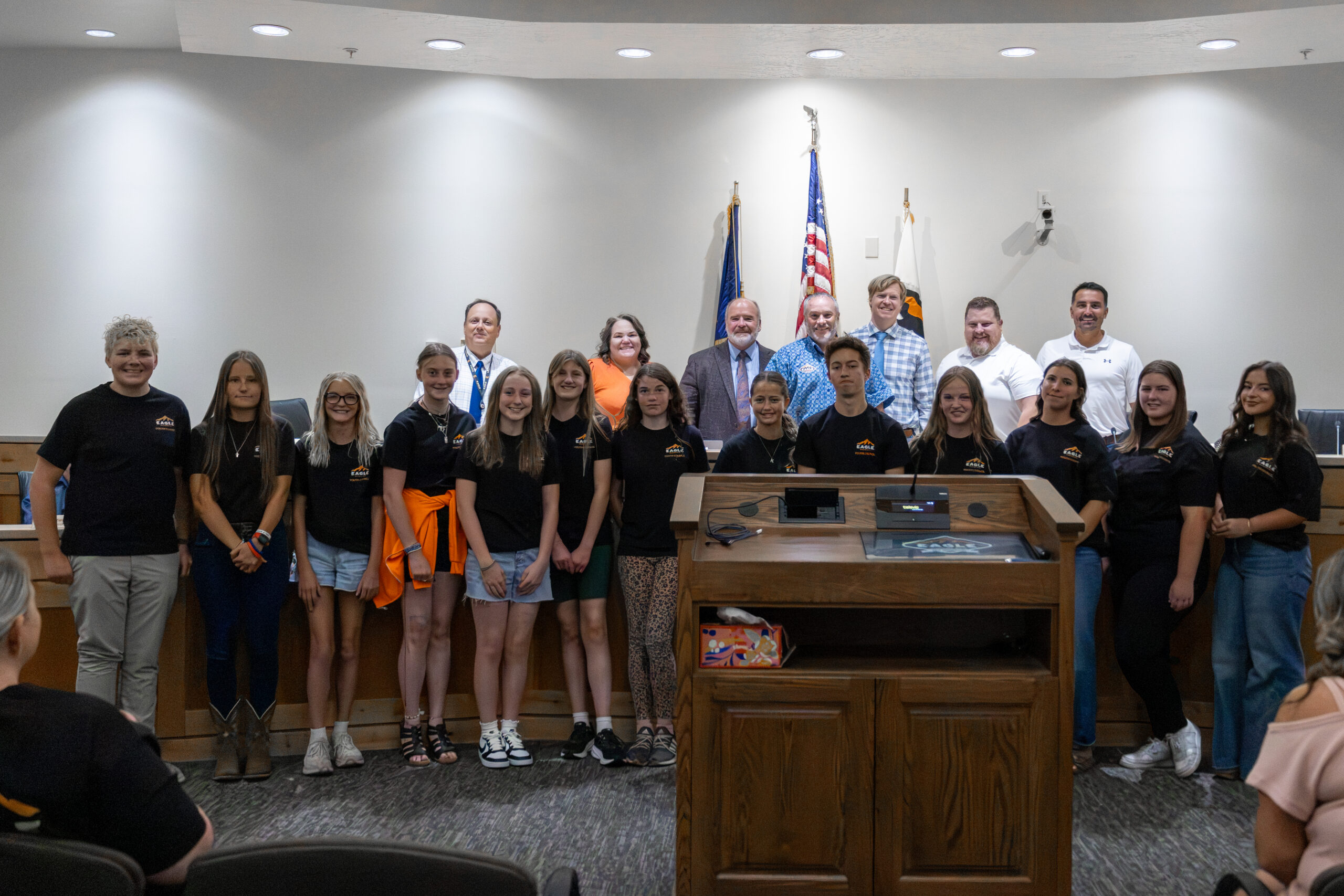 Eagle Mountain Youth Council Members Sworn In During City Council Meeting