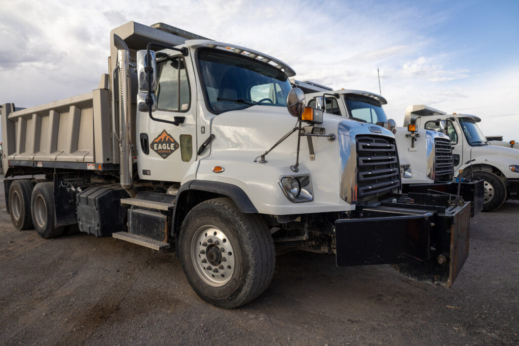 Touch-a-Truck event in Eagle Mountain featuring Streets vehicles