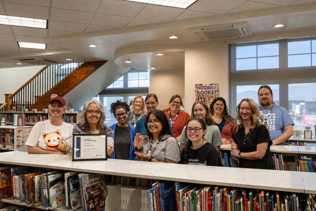 2026 Quality Library Award Eagle Mountain City